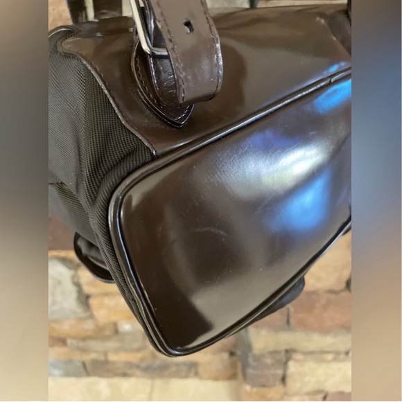 GUCCI 🤎 Vintage Bamboo Bar backpack medium. - Picture 5 of 12